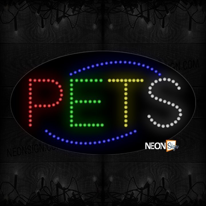 Pets With Blue Ellipse LED Bulb