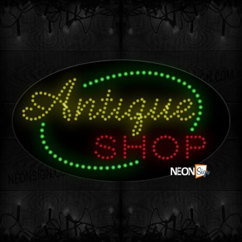 Antique Shop Cursive LED Bulb