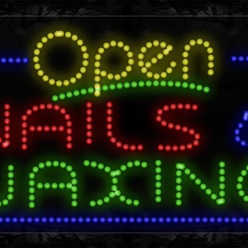 Open Nails And Waxing LED Bulb