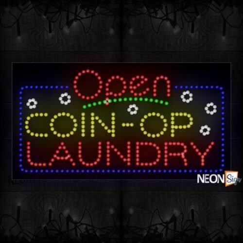 Open Coin-Op Laundry LED Bulb
