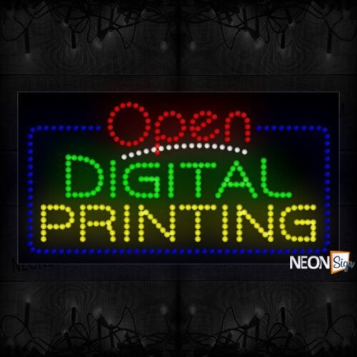 Open Digital Printing LED Bulb