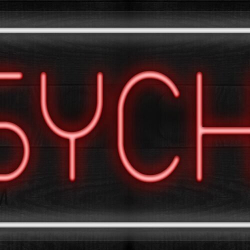 Psychic with white border LED Flex