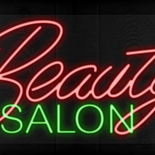 Beauty Salon LED Flex Clear Backing