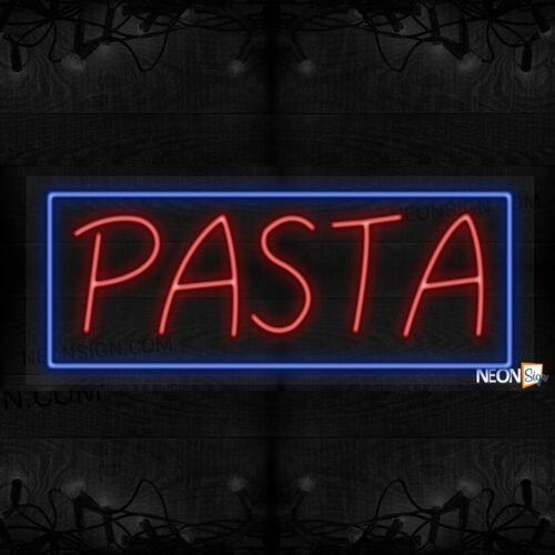 Pasta with blue border LED Flex
