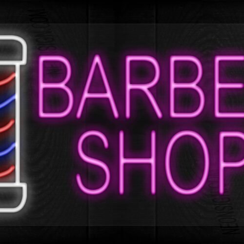 Barber Shop with pole LED Flex