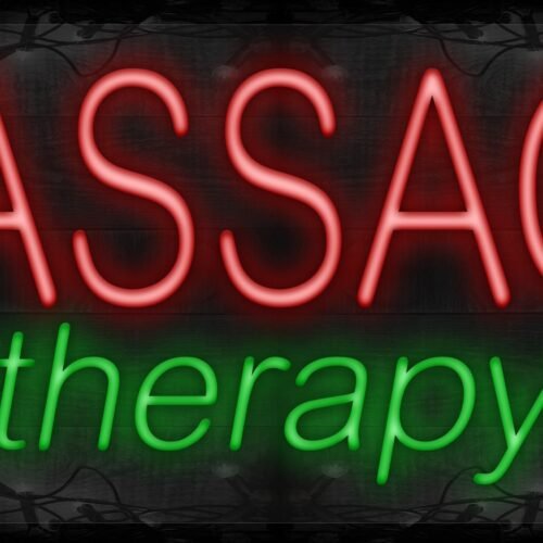 Message therapy with white lines LED Flex