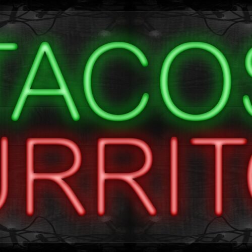 Tacos Burritos LED Flex