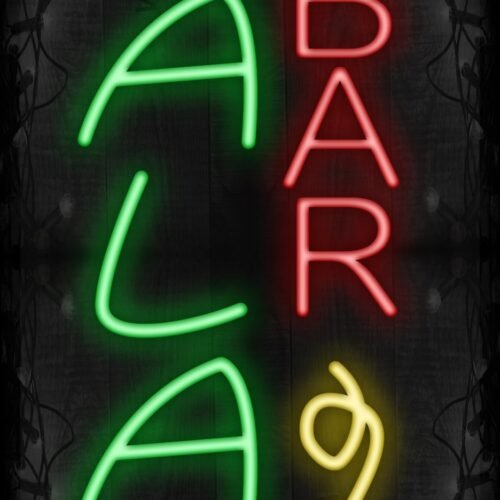 Salad Bar with yellow lines LED Flex (Vertical)