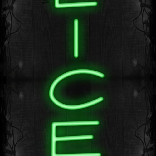 Slice with pizza logo LED Border (Vertical)