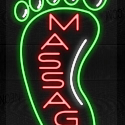 Message with foot logo LED Flex