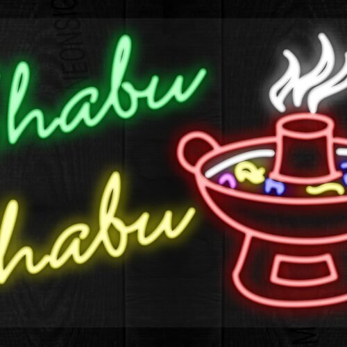 Shabu shabu with logo LED Flex
