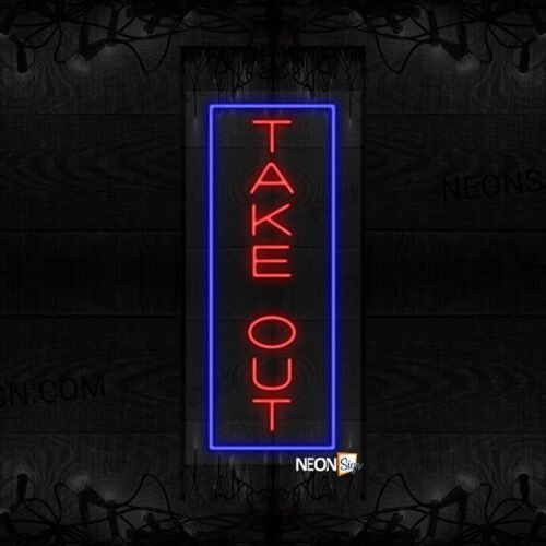 Vertical Take Out with Blue Border LED Flex