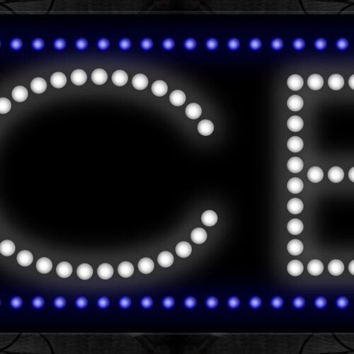 Ice With Blue Border LED Bulb