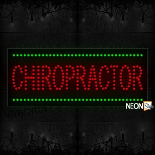 Chiropractor With Top Line LED Bulb