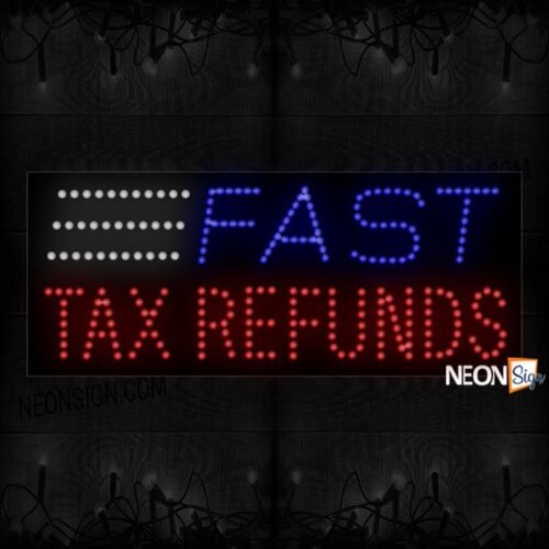 Fast Tax Refunds With Lines LED Bulb