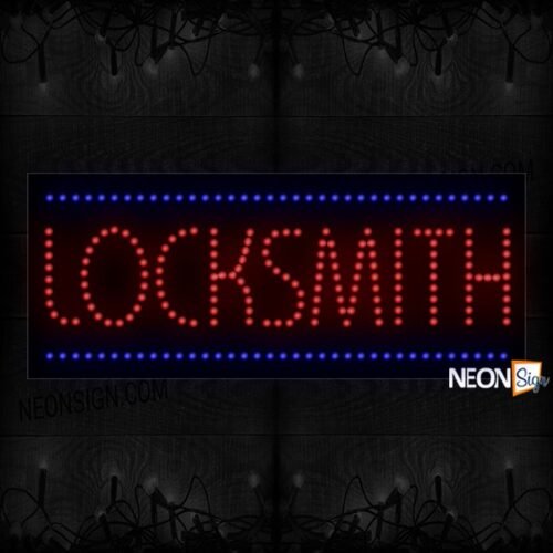 Locksmith With Blue Lines LED Bulb