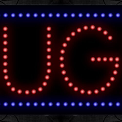 Rugs With Blue Border LED Bulb