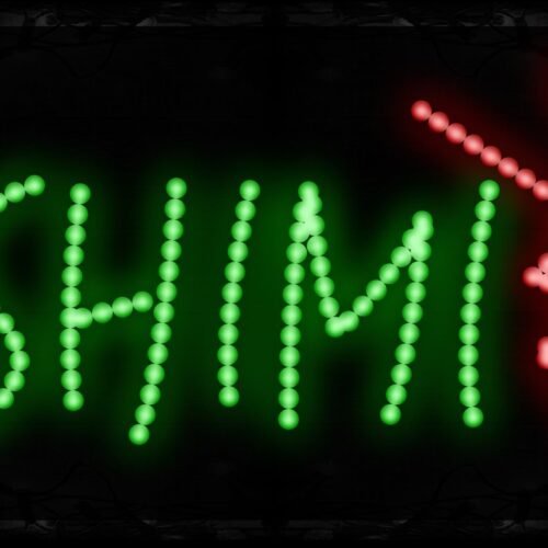 Sashimi With Red LED Bulb