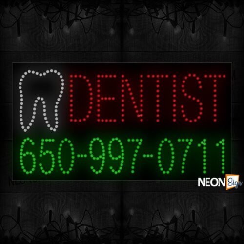 Dentist With Contact Number LED Bulb