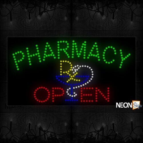 Pharmacy Open LED Bulb
