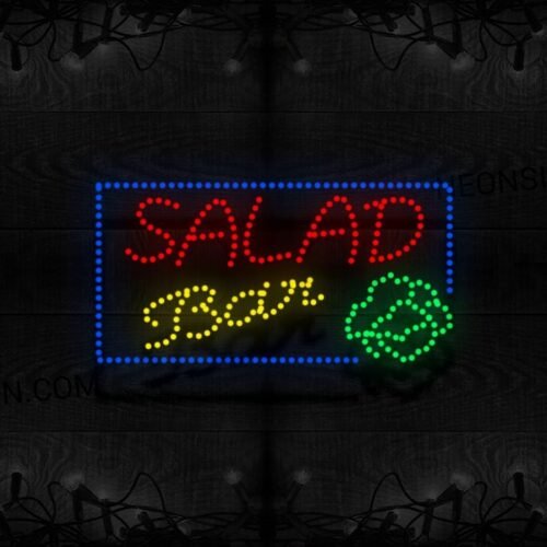 Salad Bar With Border LED Bulb