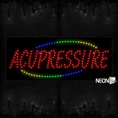 Multicolored Acupressure With Arc Border LED Bulb