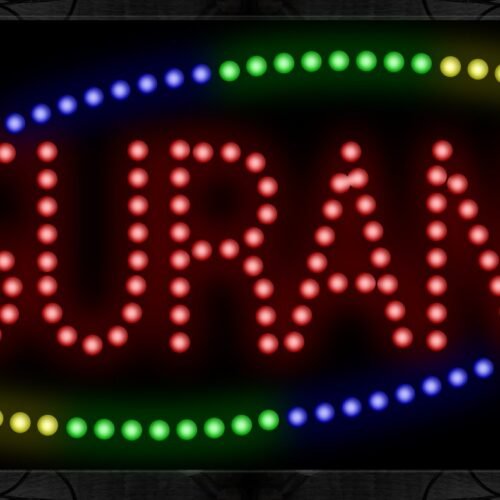 Insurance With Colored Ellipse LED Bulb
