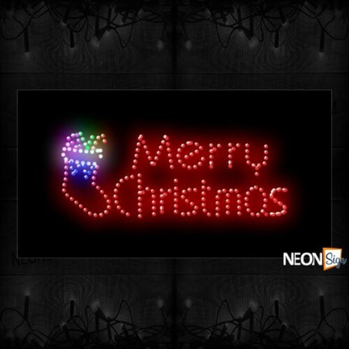 Merry Christmas With Image LED Bulb