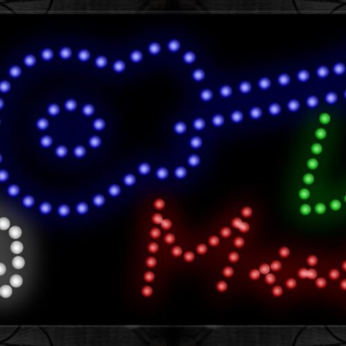 Live Music With Guitar And Notes LED Bulb