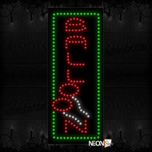 Balloons With Balloons With Green Border LED Bulb