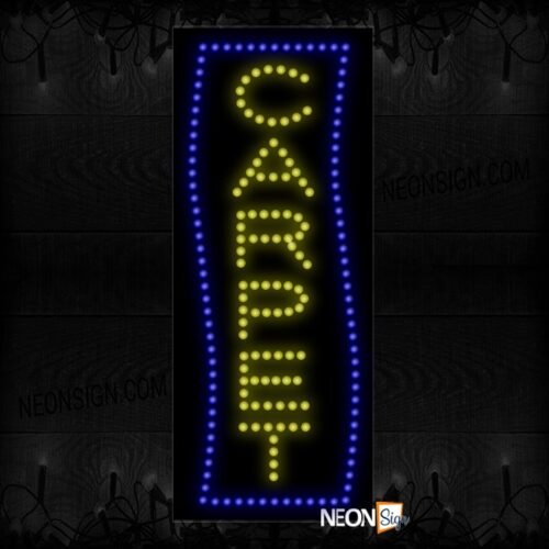 Carpet With Blue Border (Vertical) LED Bulb