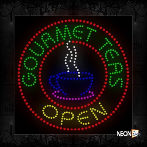 Gourmet Teas Open Full LED Bulb