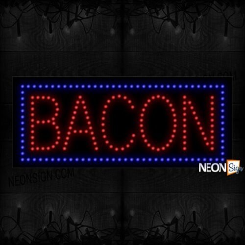 Bacon With Blue Border LED Bulb