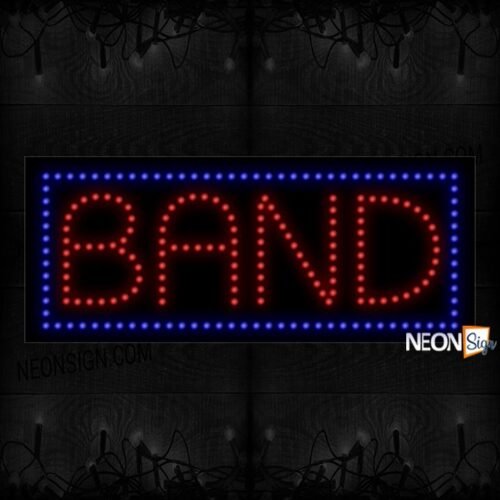 Band With Blue Border LED Bulb