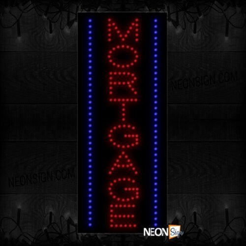 Mortgage With Blue Lines LED Bulb