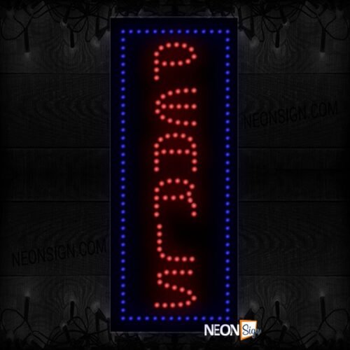 Pearls With Blue Border (Vertical) LED Bulb
