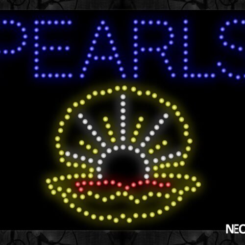 Pearls And Shell Logo LED Bulb