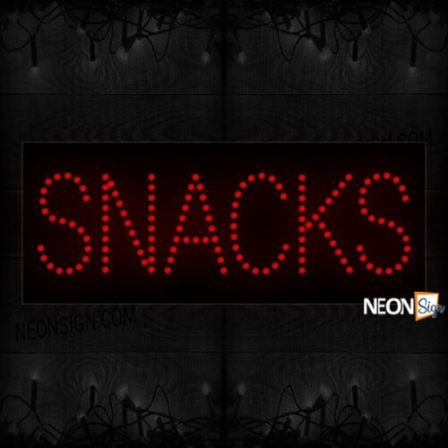 Snacks With Red LED Bulb