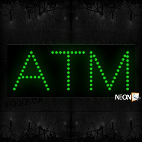 ATM in green LED Bulb