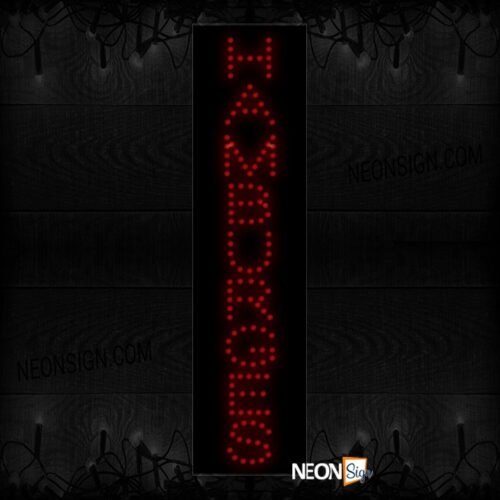 Hamburgers In Red (Vertical) LED Bulb