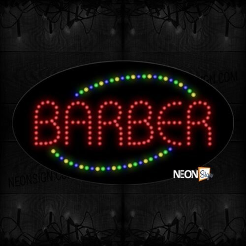 Barber With Blower LED Bulb