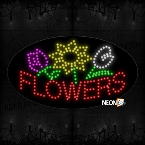 Flowers With Three Flowers LED Bulb
