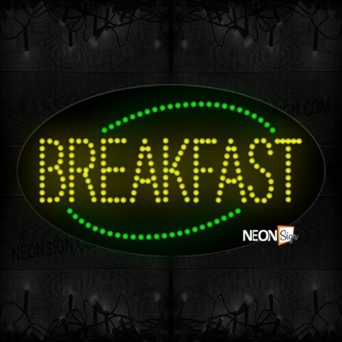 Breakfast With Circle LED Bulb