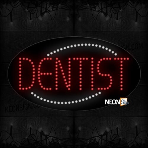 Dentist With Curve Line LED Bulb