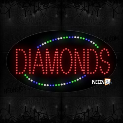 Diamonds In Bold Letters LED Bulb