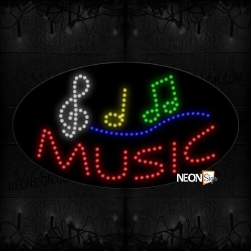 Music With Notes LED Bulb