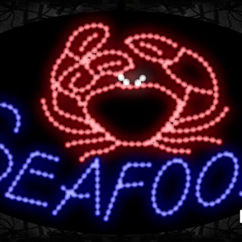 Seafood With Crab Image LED Bulb