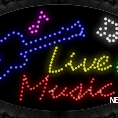 Live Music With Guitar LED Bulb