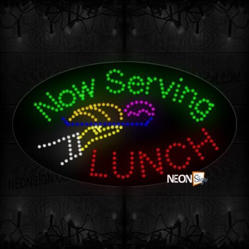 Now Serving Lunch LED Bulb