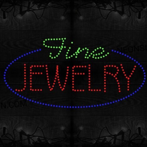 Fine Jewelry With Circle Border LED Bulb